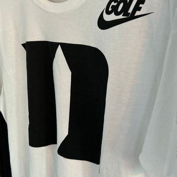 Nike Golf Duke university white black logo T-shirt m - Picture 4 of 5